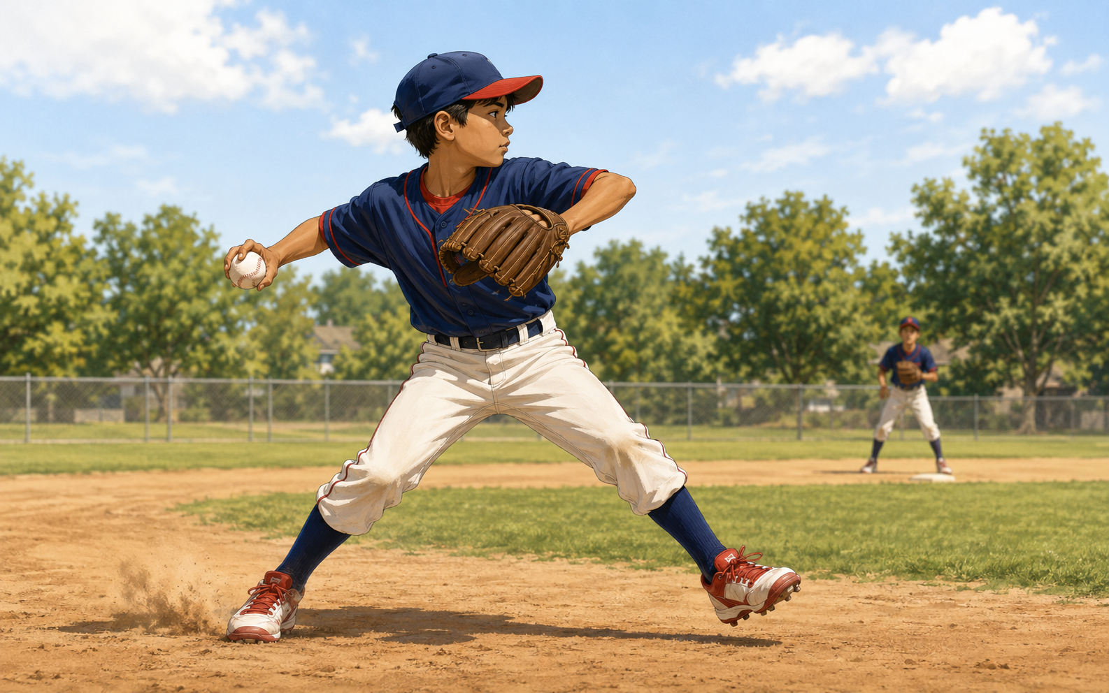 Quick-Release Shuffle youth baseball drill demonstration