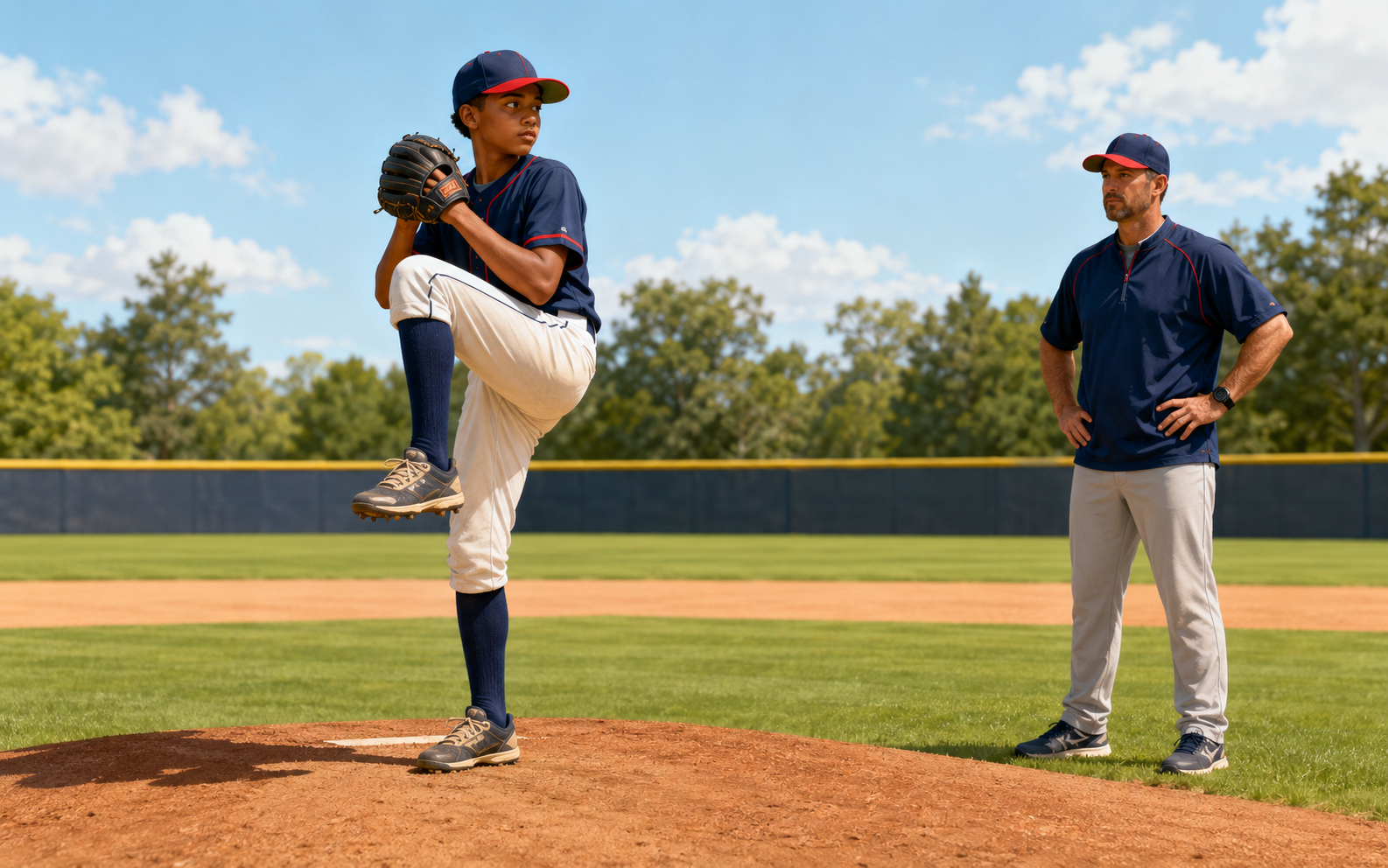 Balance-Point Holds youth baseball drill demonstration